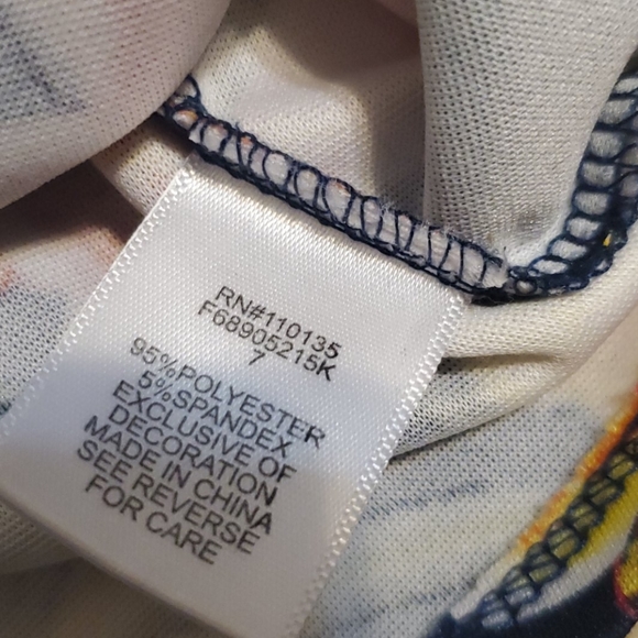 FLORAL CROP SET WITH COLD SHOULDER - Picture 4 of 4